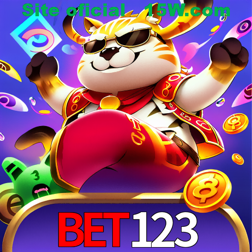 Imagem promocional da Bet123 mostrando a plataforma e suas vantagens